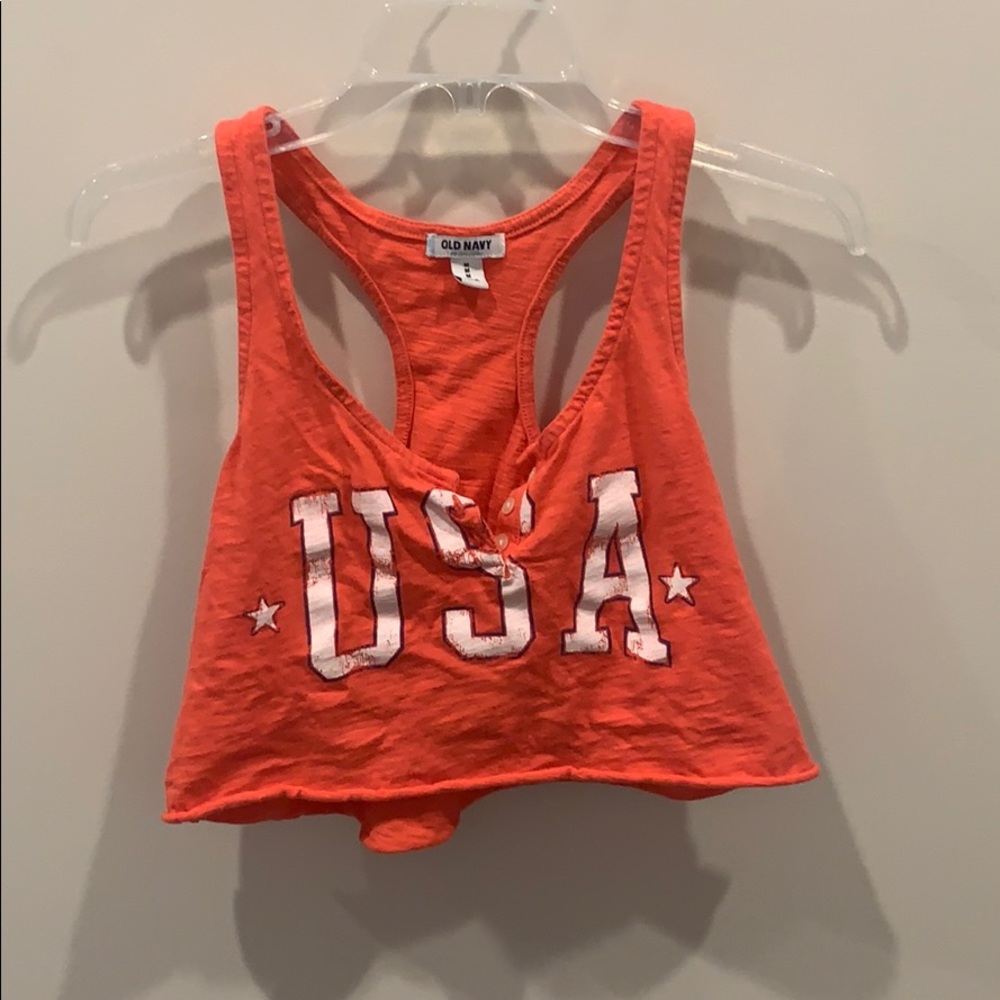 ⭐️USA Cropped Tank Top⭐️
